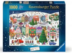 RAVENSBURGER CASSE-TÊTE 1000 PIÈCES - LA VILLE DE NOËL ENCHANTERESSE #12001758